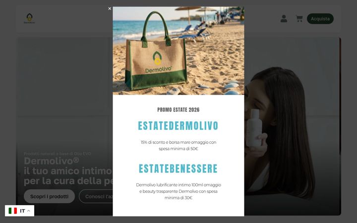 Screenshot of dermolivo.com