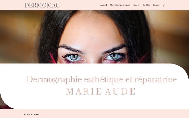 Screenshot of dermomac.fr