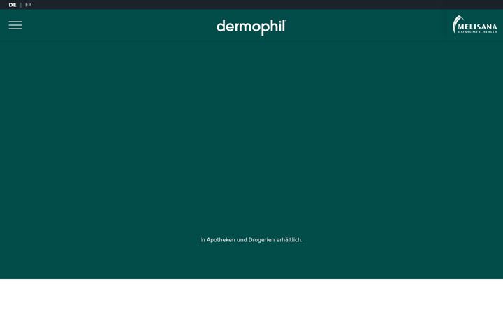 Screenshot of dermophil.ch