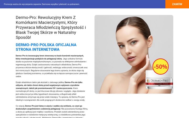Screenshot of dermopropolska.com