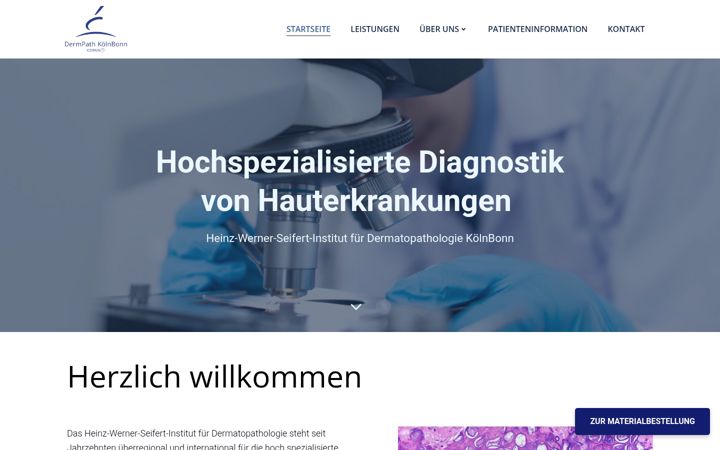 Screenshot of dermpath-bonn.de