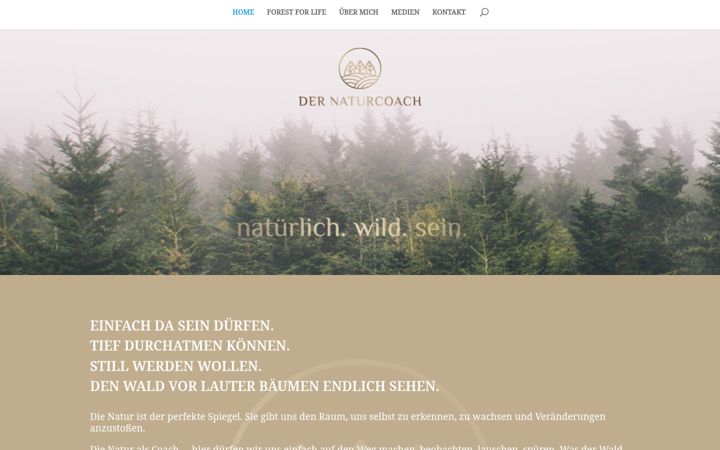 Screenshot of dernaturcoach.de
