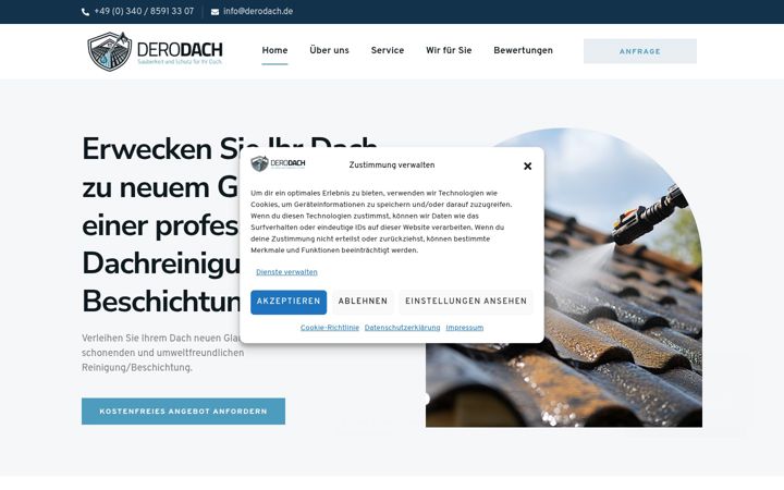 Screenshot of derodach.de