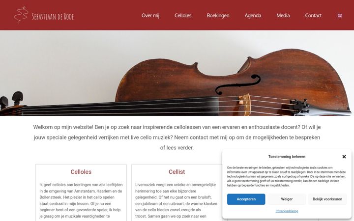 Screenshot von derodecellist.nl