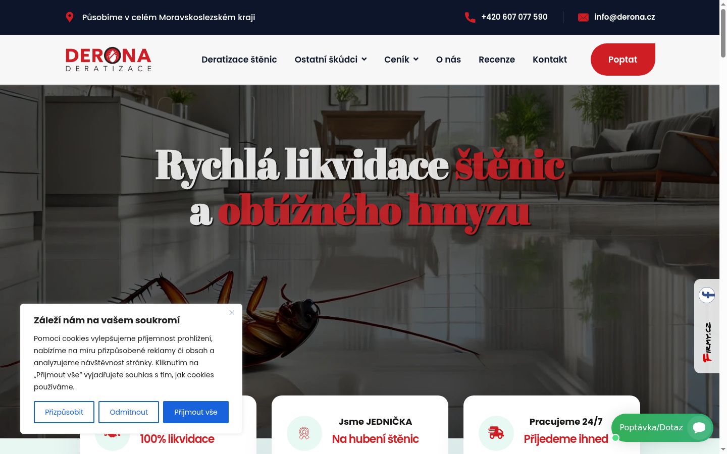 Zrzut ekranu banera zgody wyświetlanego przed jakąkolwiek interakcją