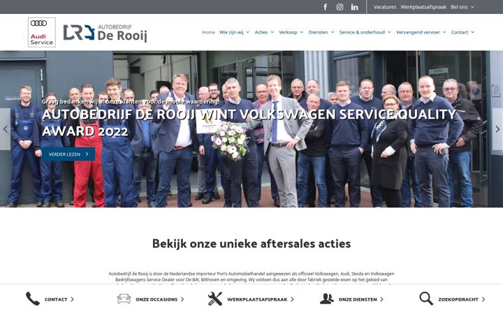 Screenshot of derooijauto.nl
