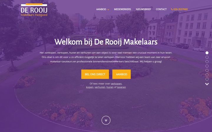 Screenshot von derooijmakelaars.nl