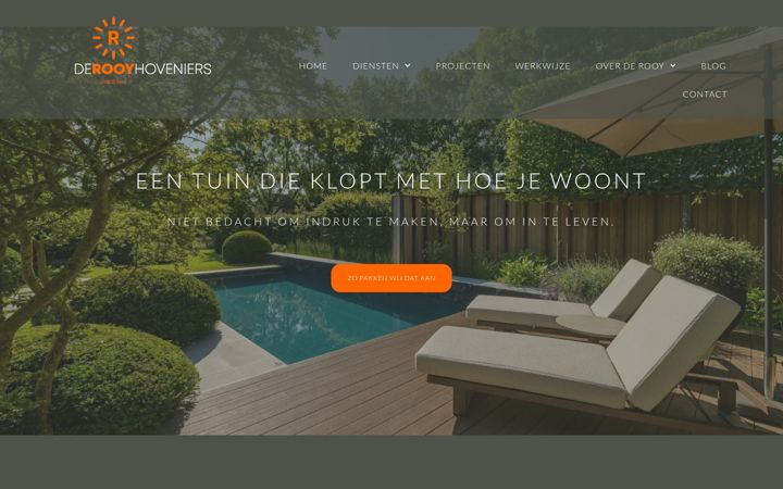 Screenshot von derooyhoveniers.nl