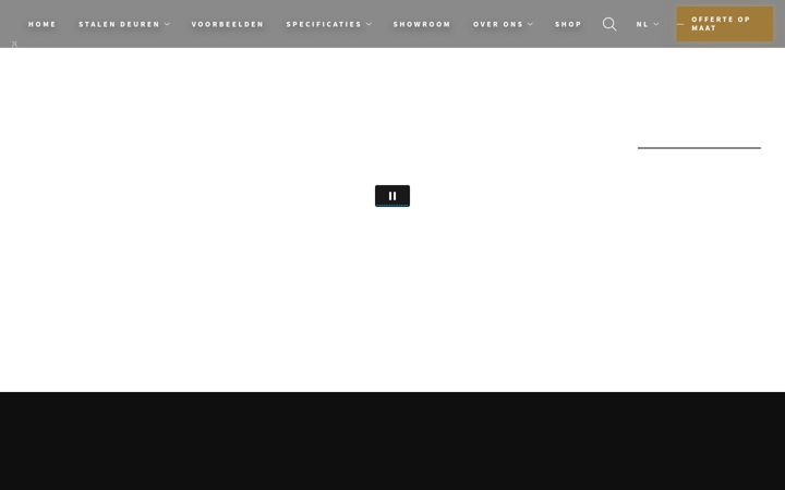 Screenshot of derooysteeldoors.com