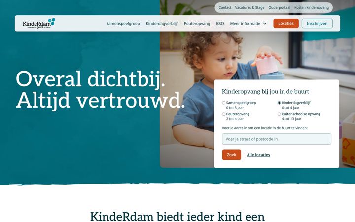 Screenshot of derotterdamsepeuterschool.nl