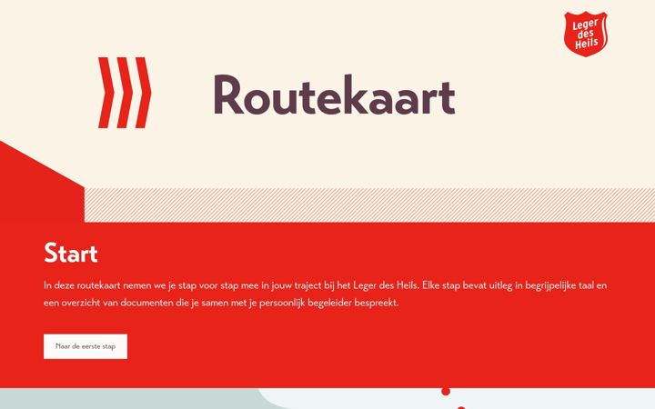 Screenshot von deroutekaart.nl