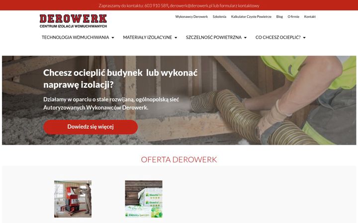 Ekrano kopija derowerk.pl