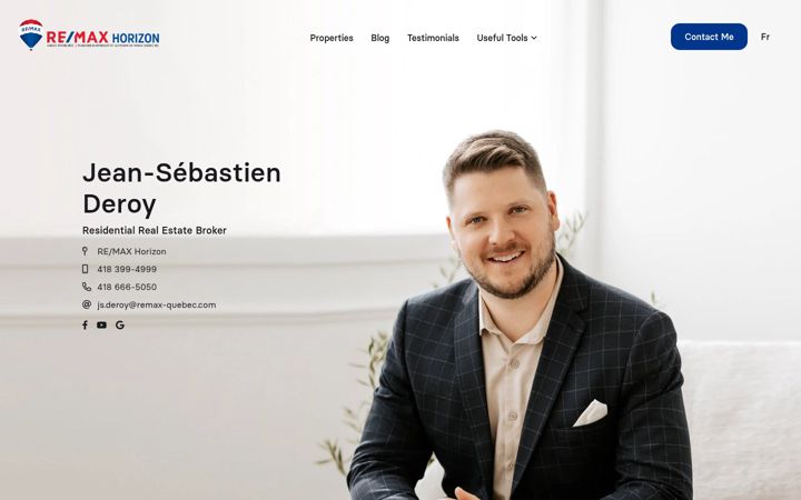 Screenshot of deroyimmobilier.com