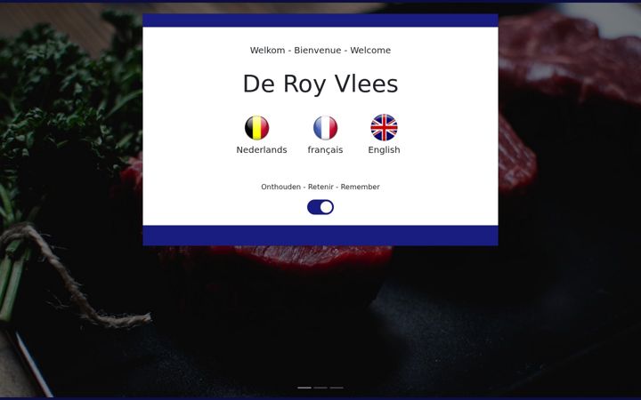 Screenshot of deroyvlees.be