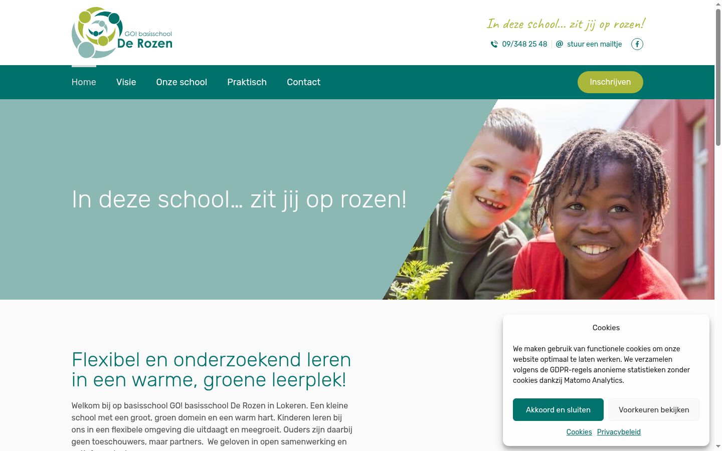 Screenshot des Einwilligungsbanners vor jeglicher Interaktion