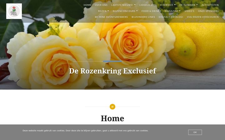 Screenshot of derozenkring.be