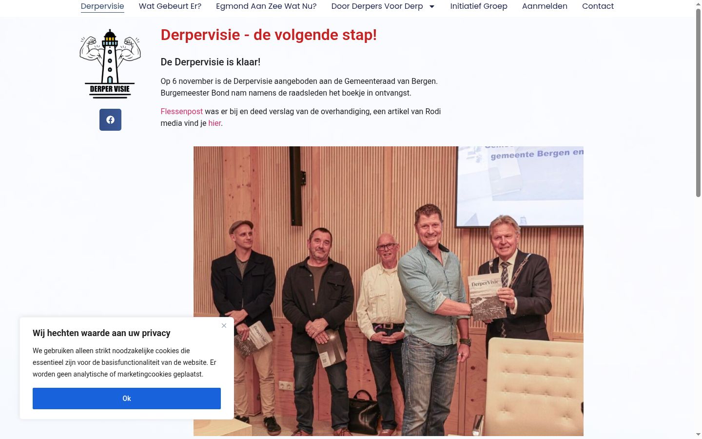 Screenshot des Einwilligungsbanners vor jeglicher Interaktion