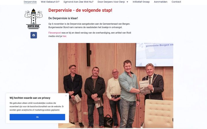 Screenshot von derpervisie.nl