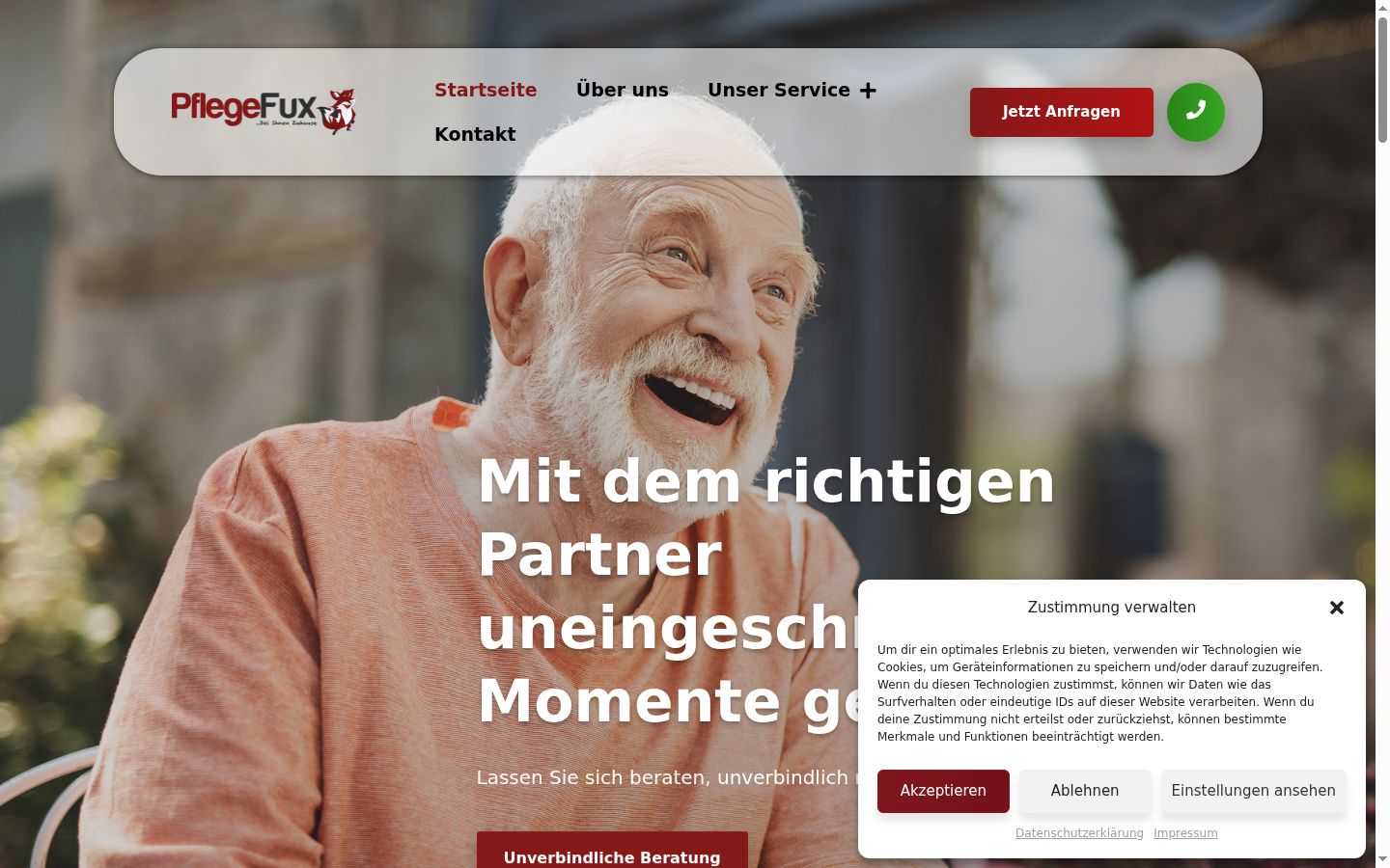 Sutikimo reklamjuostės, rodytos prieš bet kokią sąveiką, ekrano kopija