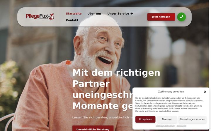 Screenshot van derpflegefux.de