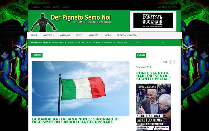 Screenshot of derpignetosemonoi.it