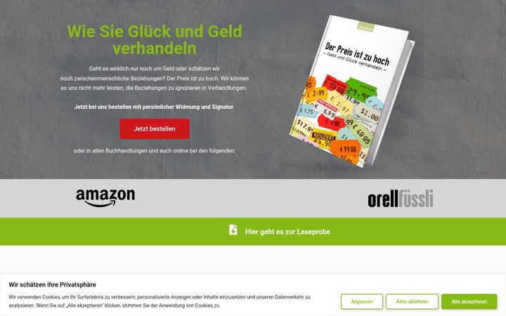 Skjermbilde av derpreisistzuhoch.de