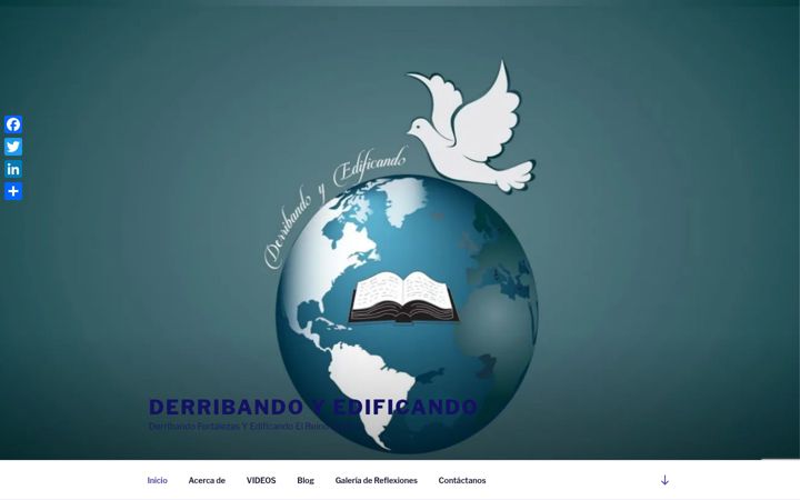 Screenshot of derribandoyedificando.com