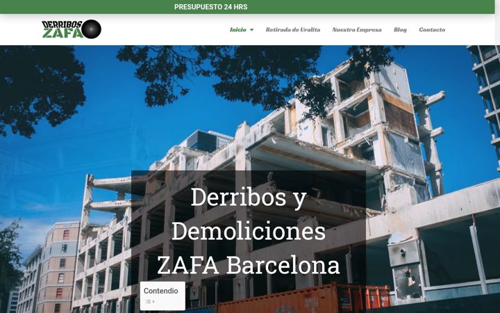 Skjermbilde av derribos.com.es