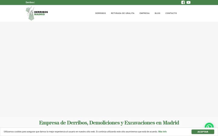 Screenshot of derribosmadrid.com