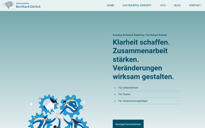 Screenshot of derruhepol.de