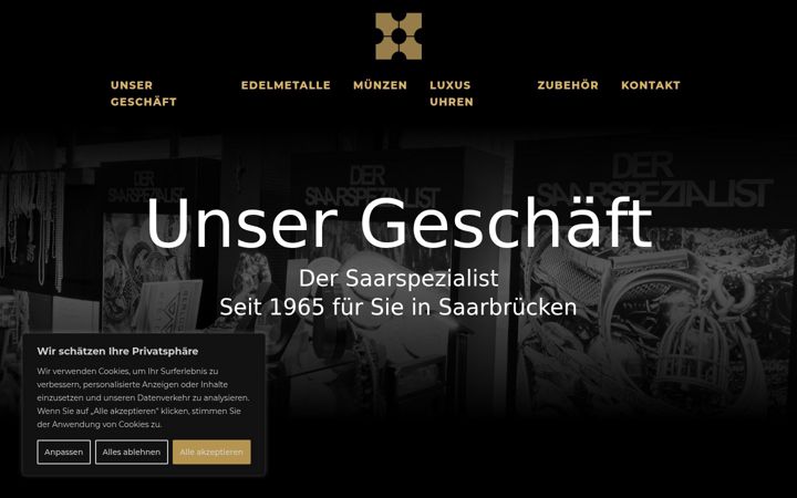Screenshot of dersaarspezialist.de