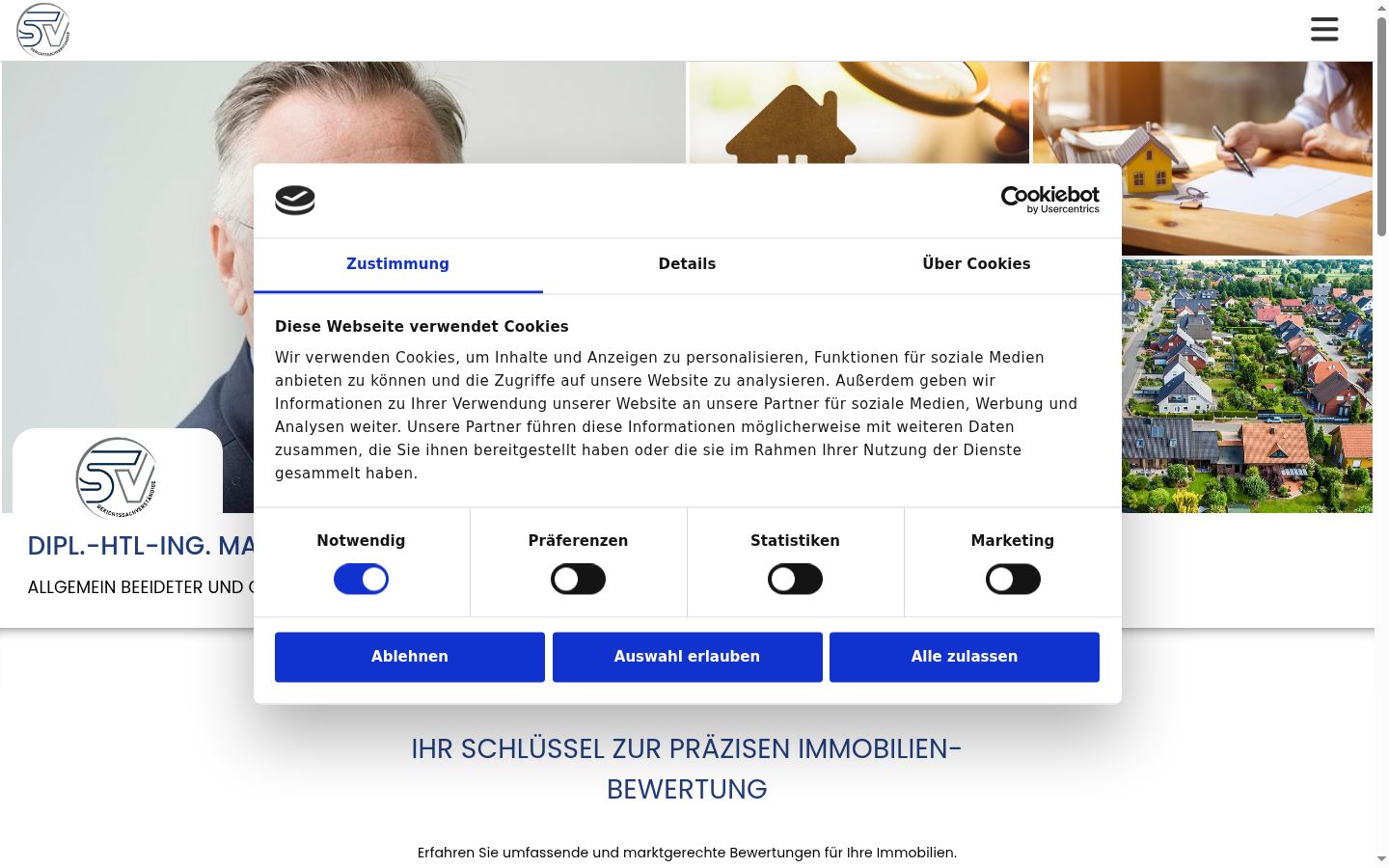 Captură de ecran a bannerului de consimțământ afișat înainte de orice interacțiune