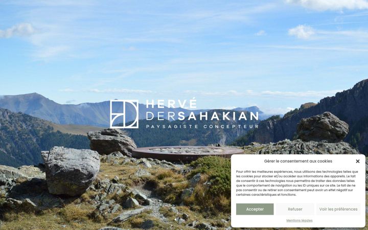 Screenshot von dersahakian.fr