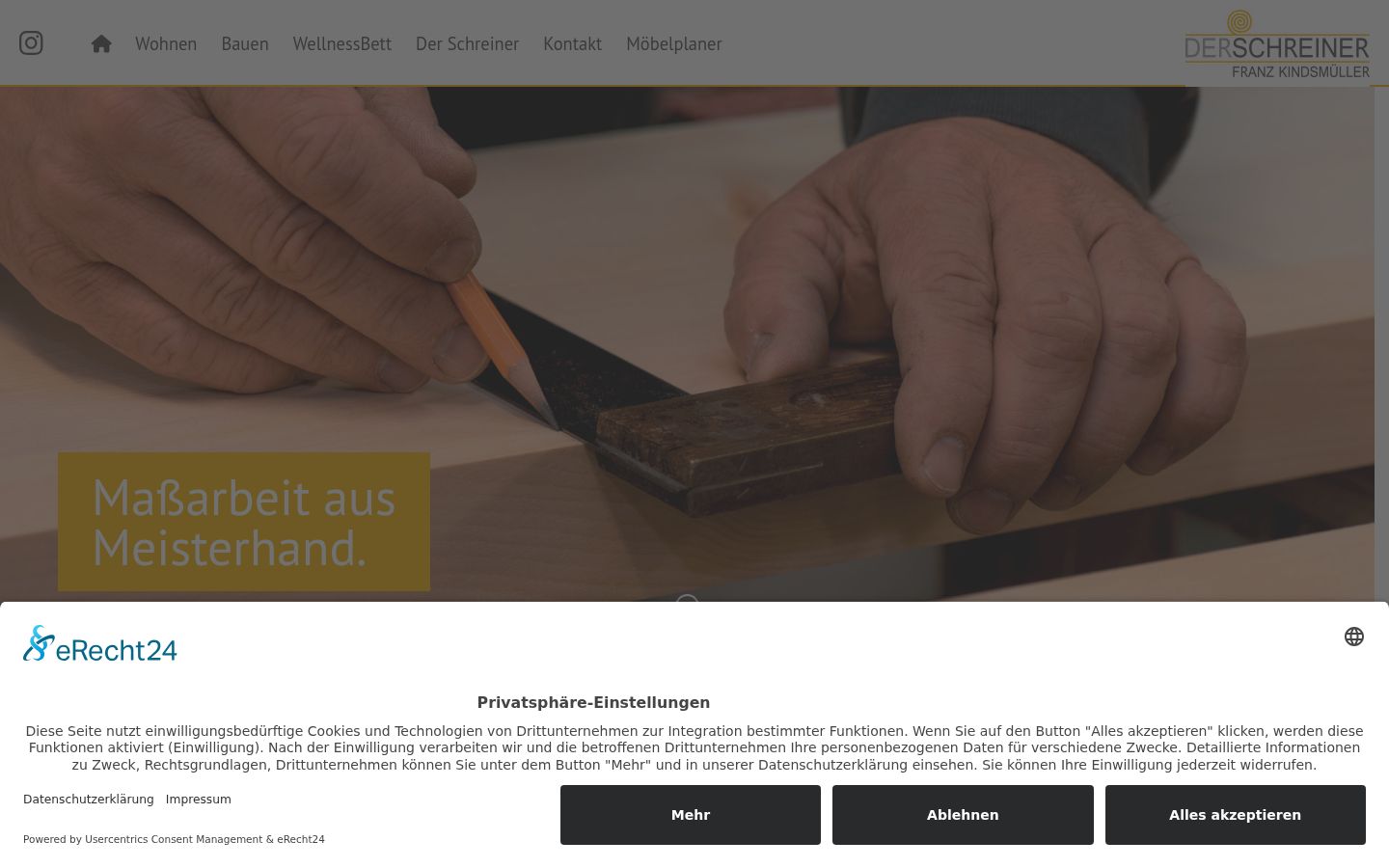 Screenshot tal-banner tal-kunsens muri qabel kwalunkwe interazzjoni