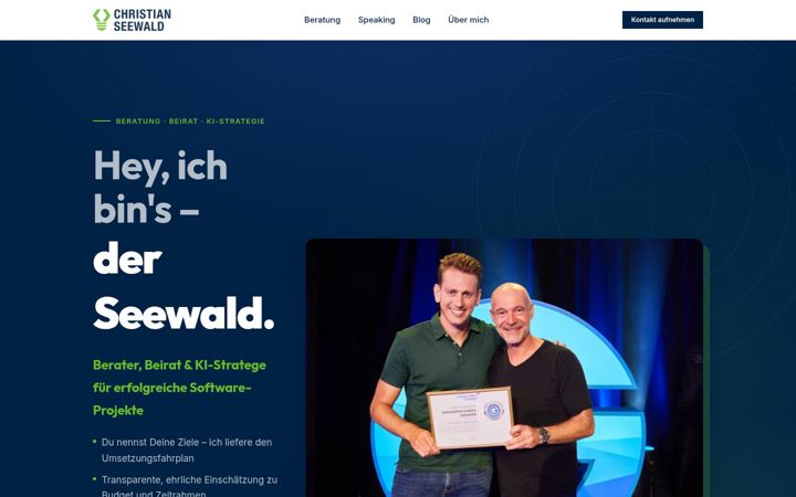Screenshot of derseewald.de