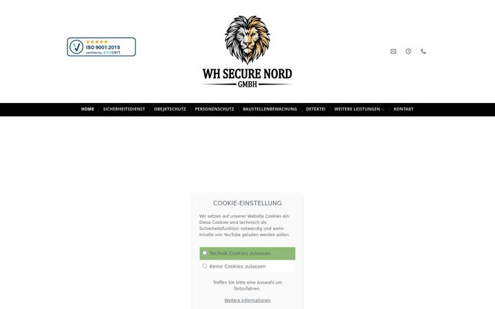 Screenshot of dersicherheitsloewe.de