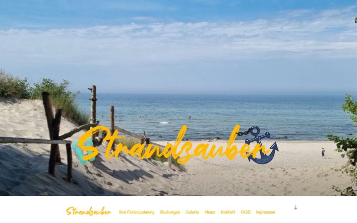 Skjámynd af derstrandzauber.de