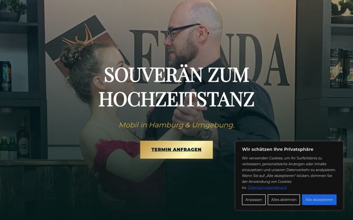 Skærmbillede af dertanzcoach.net