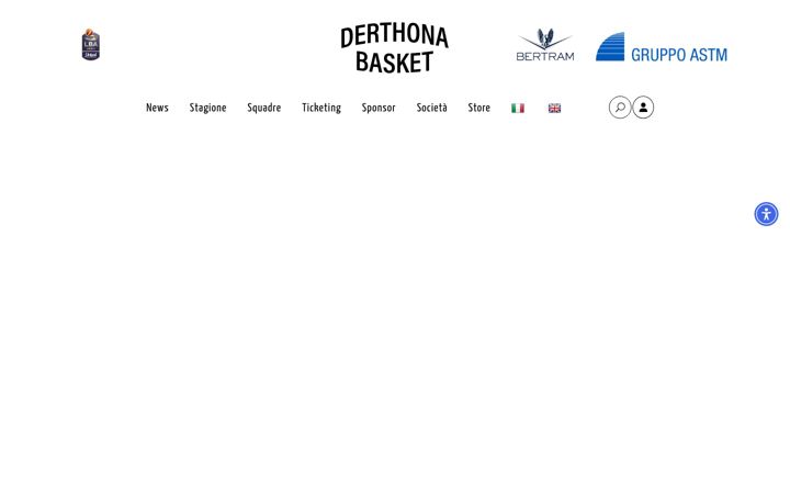 Skjermbilde av derthonabasket.it