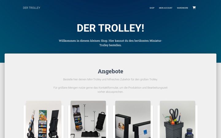 Screenshot of dertrolley.de
