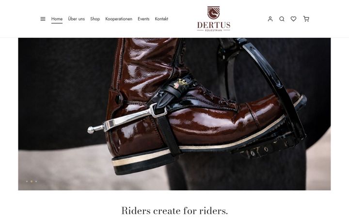 Snímek obrazovky dertus-equestrian.com