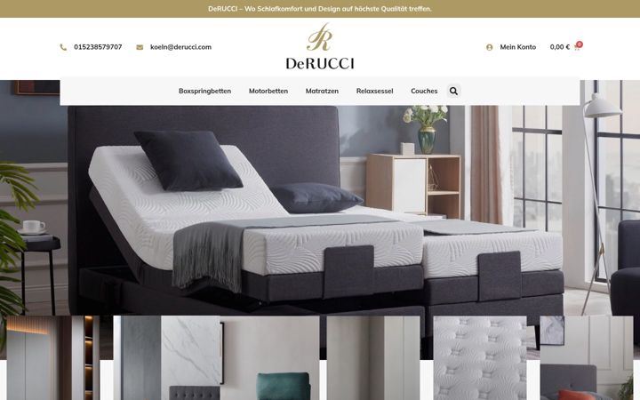 Ekrānuzņēmums no derucci.de