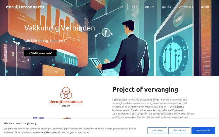 Screenshot of deruijterconnects.nl