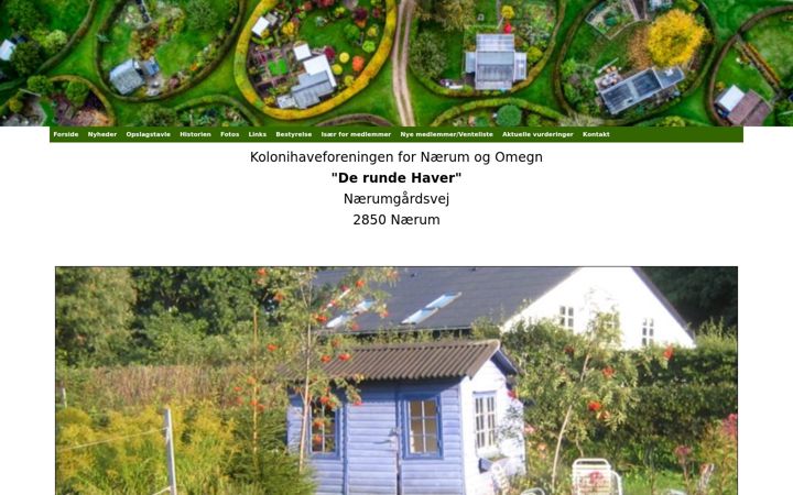 Snimka zaslona za derundehaver.dk