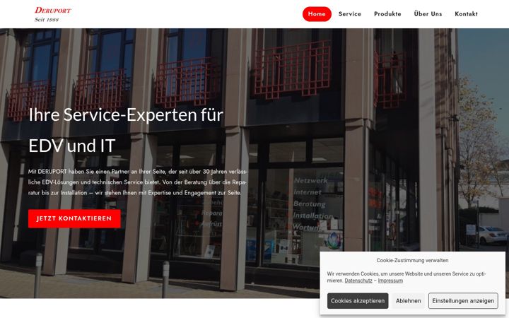 Screenshot of deruport.de
