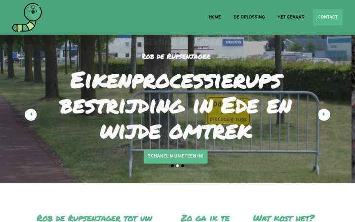 Screenshot of derupsenjager.nl