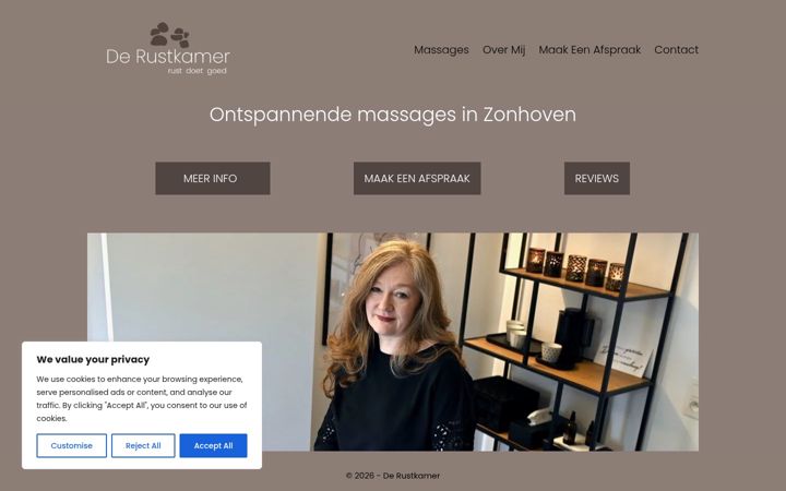 Screenshot of derustkamer.be