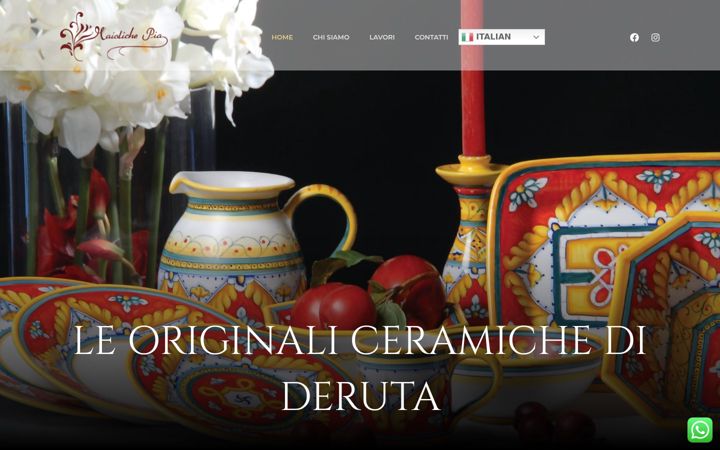 Screenshot of derutaceramica.it