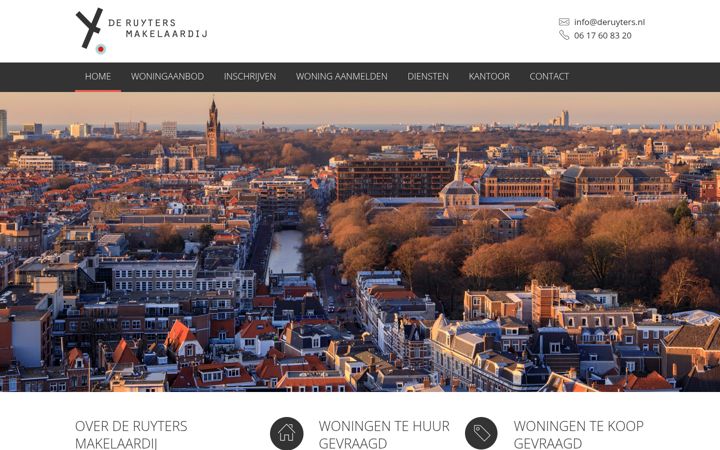 Screenshot of deruyters.nl