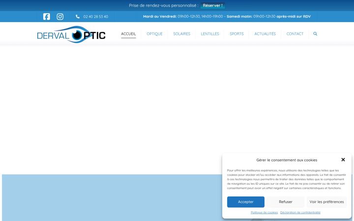 Screenshot of dervaloptic.fr